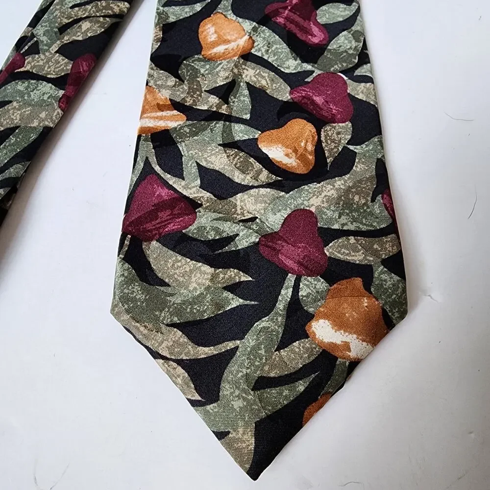 Bugatti Tie Mens 100% Italian Silk Necktie Made In USA Geometric 3.75